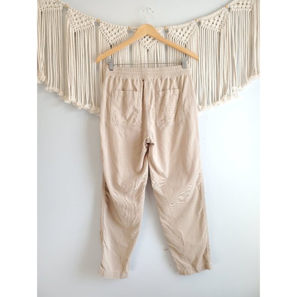 Loft Neutral High Rise Corduroy Pull On Pants S - Picture 4 of 6